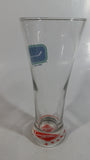 Vancouver Canucks NHL Ice Hockey Circa 1970/71 Vintage Logo 7" Tall Clear Pilsner Glass with Red NHL Crest Bottom