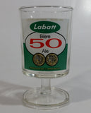 Vintage Labatt 50 Ale Beer Biere 5 1/8" Pedestal Glass Cup