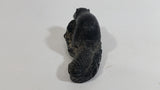 Beaver Soapstone Carved Sculpture Ornament w/ Original Sticker