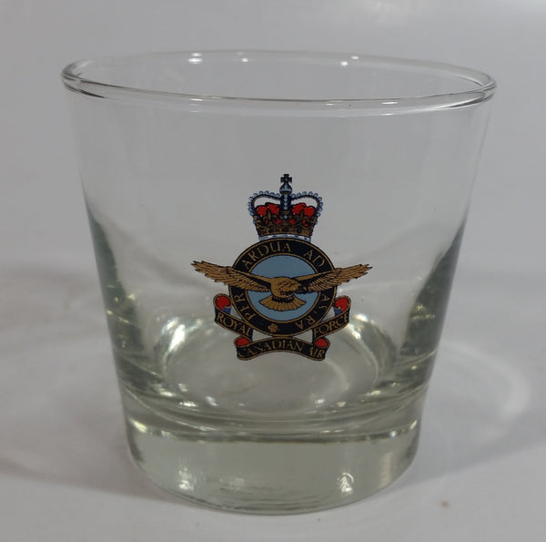 RCAF Royal Canadian Air Force 3" Tall Glass Whiskey Cup