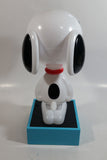 2015 Peanuts Worldwide Snoopy Cartoon Comic Strip Character 11 1/2" Tall Light Up Dog Shaped Glowing Lamp