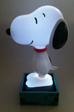 2015 Peanuts Worldwide Snoopy Cartoon Comic Strip Character 11 1/2" Tall Light Up Dog Shaped Glowing Lamp