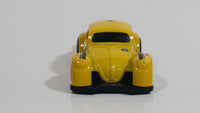 2019 Hot Wheels Volkswagen Kafer Racer Moon Eyes Yellow Die Cast Toy Car Vehicle