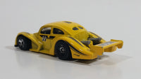 2019 Hot Wheels Volkswagen Kafer Racer Moon Eyes Yellow Die Cast Toy Car Vehicle