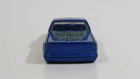 2003 Hot Wheels First Editions Steel Flame Metallic Blue Die Cast Toy Car Low Rider Truck Vehicle