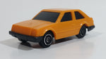 1982 Tonka Ford Escort Orange Plastic Toy Car Vehicle Made in USA