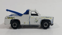 1977 Hot Wheels Flying Colors Ramblin' Wrecker Tow Truck Rig White Die Cast Toy Car Vehicle - Malaysia