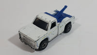 1977 Hot Wheels Flying Colors Ramblin' Wrecker Tow Truck Rig White Die Cast Toy Car Vehicle - Malaysia