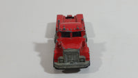 1989 Hot Wheels Peterbilt Dump Truck Semi Rig Red Die Cast Toy Car Vehicle - BW Hong Kong