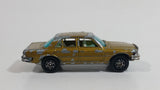 Vintage Yatming No. 1012 Mercedes-Benz 450 SEL Gold Die Cast Toy Car Vehicle - Hong Kong