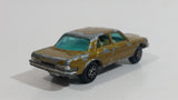 Vintage Yatming No. 1012 Mercedes-Benz 450 SEL Gold Die Cast Toy Car Vehicle - Hong Kong