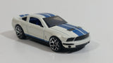 2008 Hot Wheels '07 Shelby GT500 Pearl White Die Cast Toy Muscle Car Vehicle