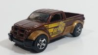 2004 Hot Wheels Dodge M80 Truck Metalflake Brown Die Cast Toy Car Vehicle 5SP