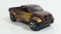 2004 Hot Wheels Dodge M80 Truck Metalflake Brown Die Cast Toy Car Vehicle 5SP