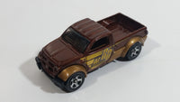 2004 Hot Wheels Dodge M80 Truck Metalflake Brown Die Cast Toy Car Vehicle 5SP