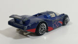 2001 Hot Wheels Pavement Pounder Sol-Aire CX-4 Blue Die Cast Toy Car Vehicle Opening Rear Hood