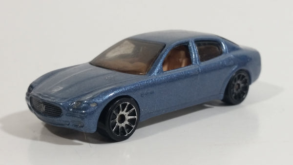 2004 Hot Wheels First Editions Maserati Quattroporte Steel Blue Die Cast Toy Luxury Car Vehicle 29/212