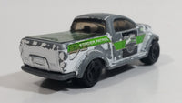 2002 Hot Wheels Fed Fleet Dodge Power Wagon Truck Border Patrol White Die Cast Toy Car Vehicle