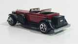 2001 Hot Wheels 1931 Duesenberg Model J ('31 Doozie) Dark Red Die Cast Toy Car Vehicle No. 176