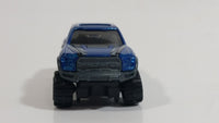 2016 Hot Wheels HW Hot Trucks '17 Ford F-150 Raptor Truck Metalflake Dark Blue Die Cast Toy Car Vehicle