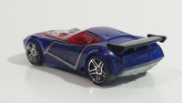 2008 Hot Wheels Phantom X-Raycers Nerve Hammer Metalflake Translucent Dark Blue Die Cast Toy Car Vehicle