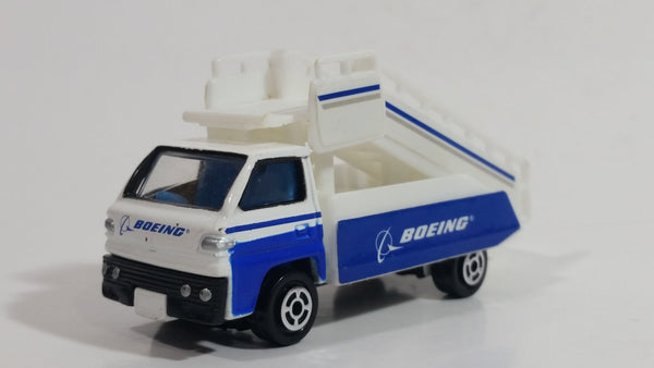 RealToy Boeing Aerospace White and Blue Airplane Ladder Stairs Truck Die Cast Toy Car Vehicle