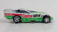 Hot Wheels Oldsmobile Funny Car Castrol GTX John Force Don Steevs Jolly Rancher White Die Cast Toy Car Vehicle with Lifting Body