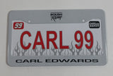 NASCAR Roush Racing "Carl 99" Carl Edwards Office Depot 2" x 3 1/2" Miniature Metal License Plate