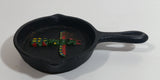 Colorful Totem Pole 3" Diameter Miniature Cast Iron Frying Pan Aboriginal Art Collectible