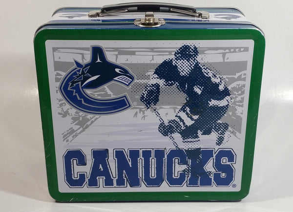 Vancouver Canucks NHL Ice Hockey Sports Team Metal Lunch Box Container