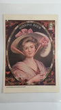 Vintage 1977 Hickory Inc. Carson City, Nevada Olympia Brewing Company Beer Advertising Woman In Pink Laminated Art Print Poster 9 1/2" x 14"