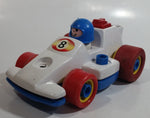 1984 Fisher Price Toys 184 Formula 1 Race Car Pull Back Motorized Friction Toy Vehicle Made in Singapore