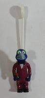 Vintage 1978 Fisher Price Henson The Muppets Gonzo Stick Puppet Action Figure Toy 3 1/2" Tall - Hong Kong