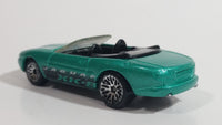 1998 Hot Wheels First Editions Jaguar XK-8 Convertible Metallic Turquoise Green Die Cast Toy Car Vehicle