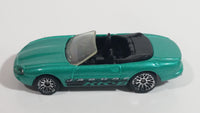 1998 Hot Wheels First Editions Jaguar XK-8 Convertible Metallic Turquoise Green Die Cast Toy Car Vehicle