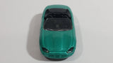 1998 Hot Wheels First Editions Jaguar XK-8 Convertible Metallic Turquoise Green Die Cast Toy Car Vehicle