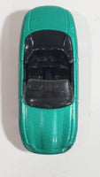 1998 Hot Wheels First Editions Jaguar XK-8 Convertible Metallic Turquoise Green Die Cast Toy Car Vehicle