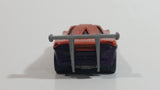 2002 Hot Wheels First Editions HW Prototype 12 Metalflake Dark Orange Die Cast Toy Car Vehicle