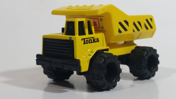 2003 Tonka Construction Dump Truck Yellow Die Cast and Plastic Toy Car Vehicle McDonald's Happy Meal