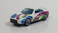 1997 Hot Wheels Racing World Toyota MR2 White Die Cast Toy Car Vehicle