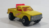 1991 Hot Wheels Beach Patrol "Surf Patrol" Truck Yellow Die Cast Toy Car Vehicle