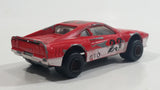 Vintage Majorette No. 211 Ferrari GTO Red White #23 1:56 Scale Die Cast Toy Car Vehicle - Made in France
