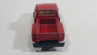 1980s Yatming Chevrolet LUV Stepside Pickup Truck Red No. 1700 Die Cast Toy Car Vehicle