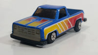 Yatming Chevrolet Pickup Truck No. 813 Blue Die Cast Toy Car Vehicle