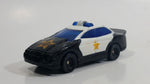 1997 Hot Wheels McDonald's Police Car Black White Die Cast Toy Car Vehicle