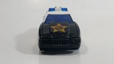 1997 Hot Wheels McDonald's Police Car Black White Die Cast Toy Car Vehicle