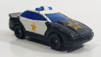 1997 Hot Wheels McDonald's Police Car Black White Die Cast Toy Car Vehicle