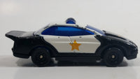 1997 Hot Wheels McDonald's Police Car Black White Die Cast Toy Car Vehicle