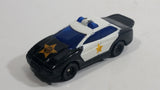 1997 Hot Wheels McDonald's Police Car Black White Die Cast Toy Car Vehicle