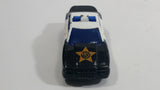 1997 Hot Wheels McDonald's Police Car Black White Die Cast Toy Car Vehicle